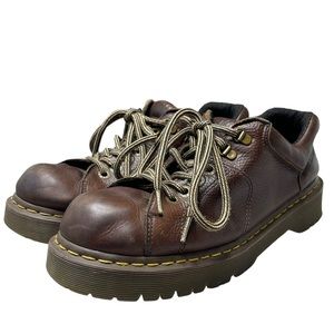 COPY - Dr. Martens Vintage 90's Brown Leather Lace Up Oxford Platform Unisex Sh…